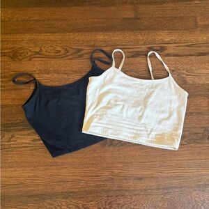 Bundle of 2 wild fable cropped tanks